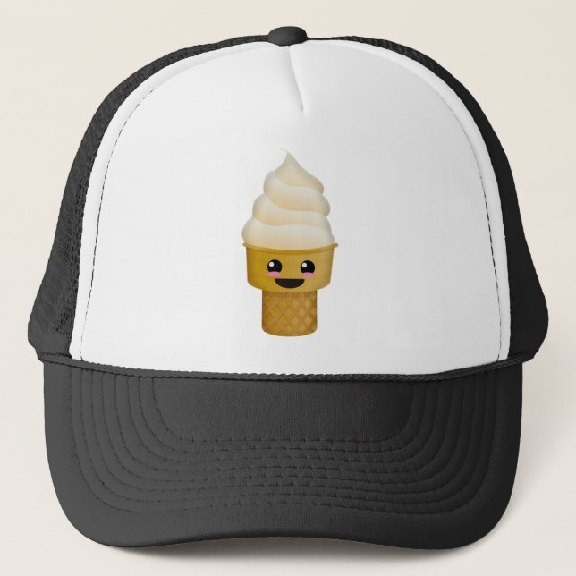 Ice cream cone ! trucker hat (Front)