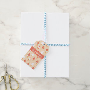 Ice Cream Cone With Sprinkles And Cherry On Top Gift Tags