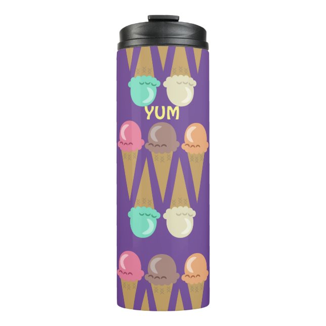Ice Cream Cone Zone Frozen Sweet Treat Joy Thermal Tumbler (Front)