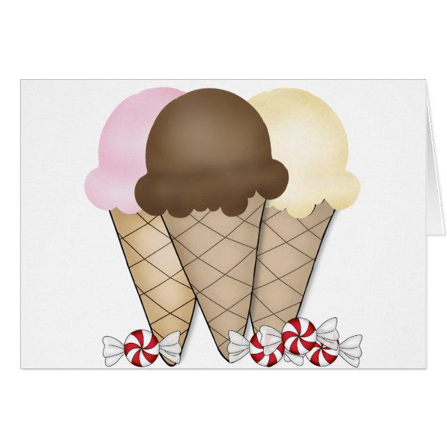 Ice Cream Cones (Front Horizontal)