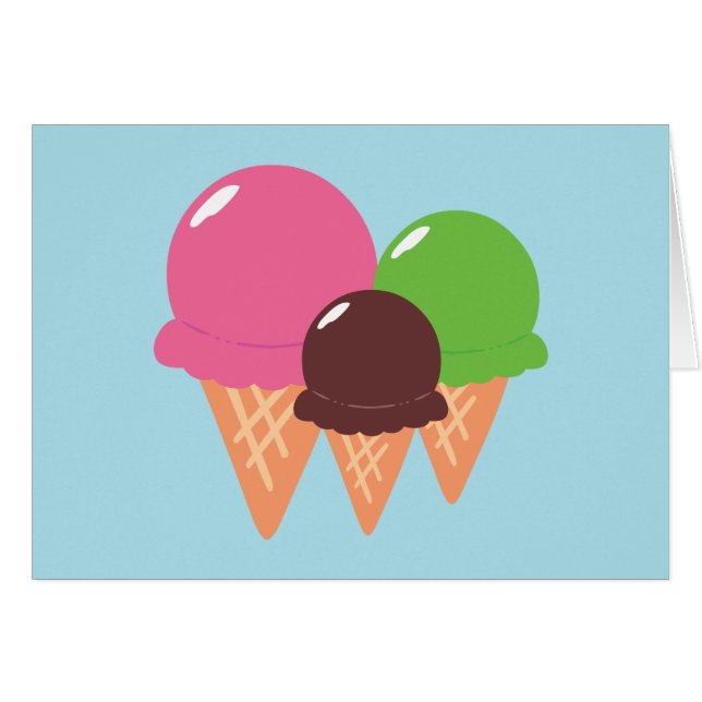 Ice Cream Cones (Front Horizontal)