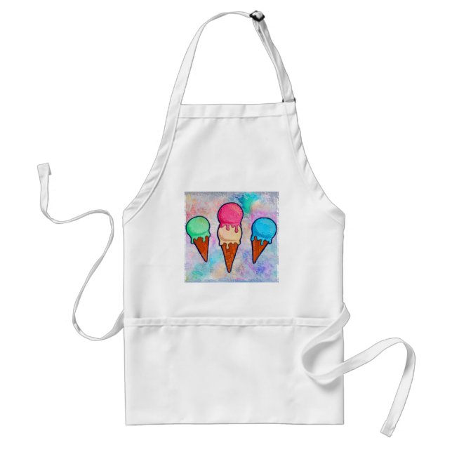 Ice Cream Cones Apron (Front)