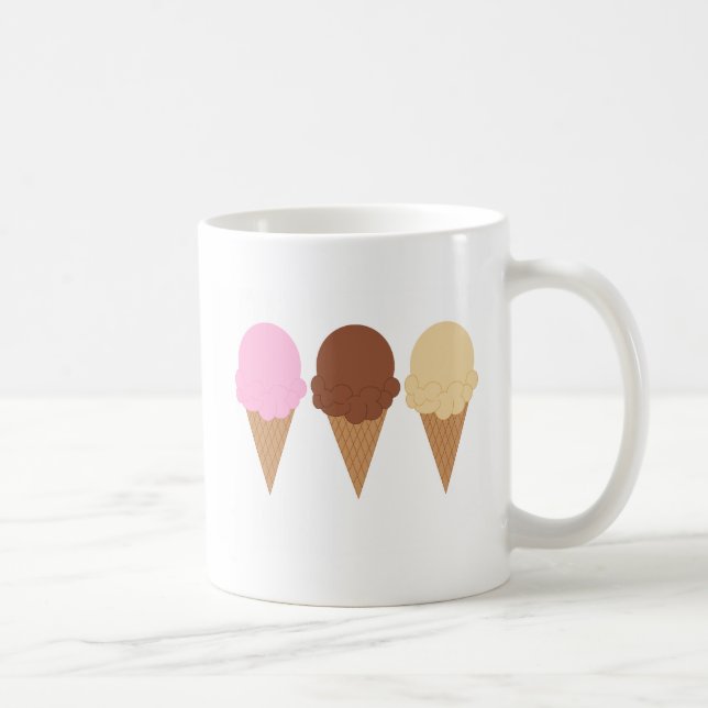 Ice Cream Cones Coffee Mug (Right)