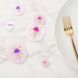 Ice Cream Cones Confetti