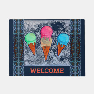 Ice Cream Cones Doormat
