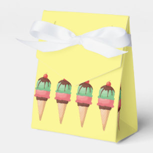 Ice Cream Cones Favour Box