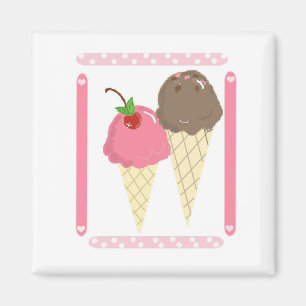 Ice Cream Cones Magnet