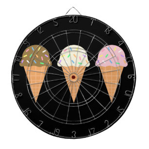 Ice Cream Cones Metal Cage Dartboard