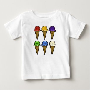 Ice Cream Cones No. 6 Baby T-Shirt