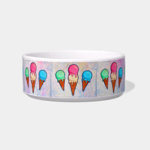 Ice Cream Cones Pet Bowl