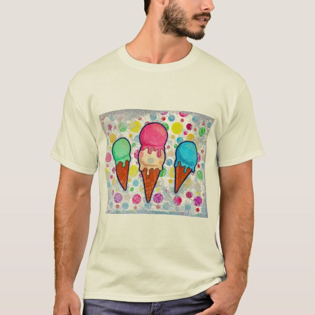 Ice Cream Cones T-Shirt (Front)