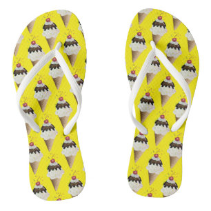 ice cream cones with sprinkles thongs