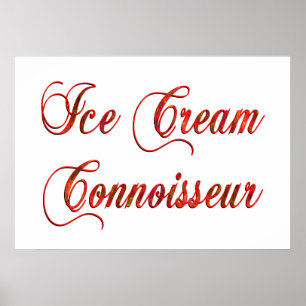 Ice Cream Connoisseur Poster