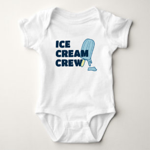 Ice Cream Crew Blue Baby Bodysuit