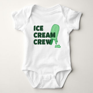 Ice Cream Crew Green Baby Bodysuit