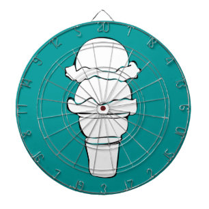 ice cream curls dartboard