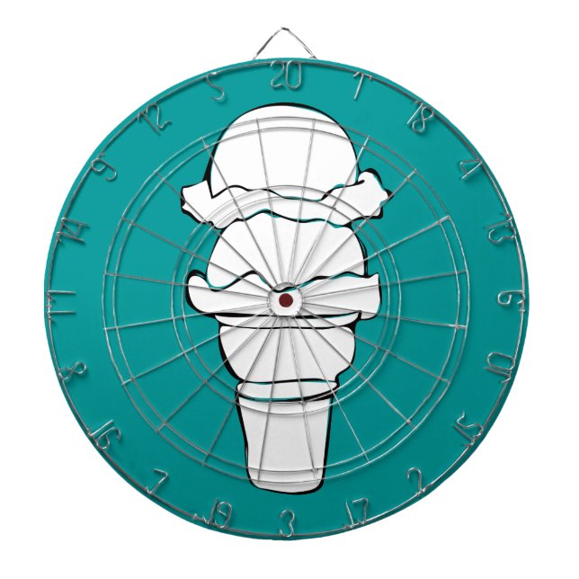 ice cream curls dartboard (Front)