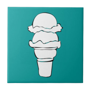 ice cream curls tile