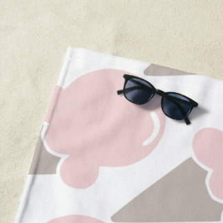 Ice Cream Cute Strawberry pink towel