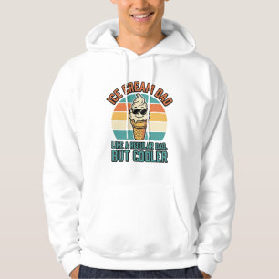 Ice Cream Dad Vintage Funny Cooler Dad Shirt Desig