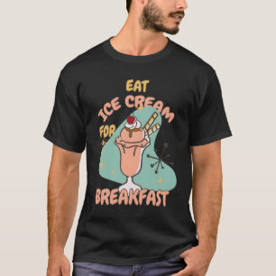 Ice Cream Day For Free Frozen Yogurt Love T-Shirt