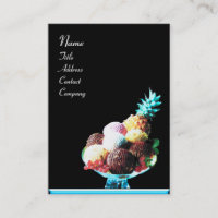 ICE CREAM - DESERT SHOP,blue black