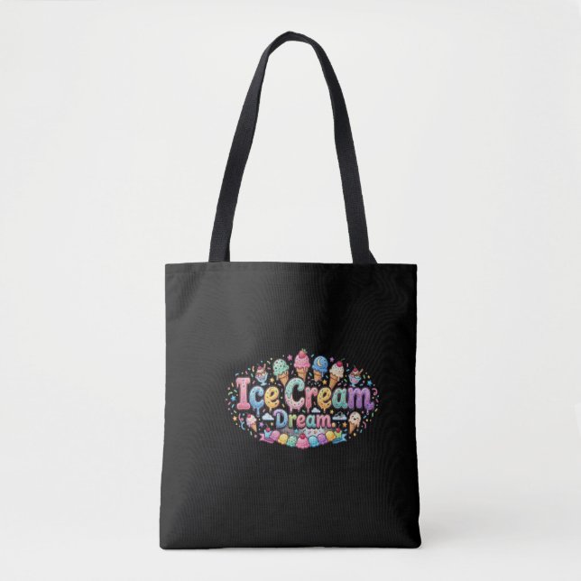 Ice Cream Dream Tote Bag (Front)