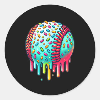 Ice Cream Drip Bysebyll Stuff Bysebyll Drip For Bo Classic Round Sticker