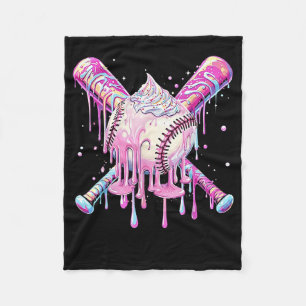 Ice Cream Drip Bysebyll Stuff Bysebyll Drip For Bo Fleece Blanket