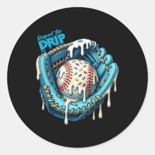 Ice Cream Drip Bysebyll Stuff Bysebyll Drip Respec Classic Round Sticker