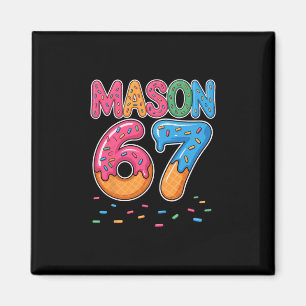 Ice Cream Drip Mason Six Seven 6 7 Gen Alpha Slang Magnet