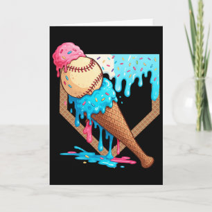 Ice-cream Drip Sell Boys Game Day Home Plate Dripp Card