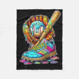 Ice Cream Drip Sell Stuff Softll Drip Glove T Shoe Fleece Blanket