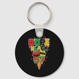 Ice Cream Drip Six Seven Meme 6 7 Black History Mo Key Ring