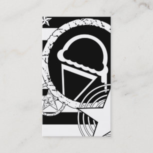 ice cream drips punch card