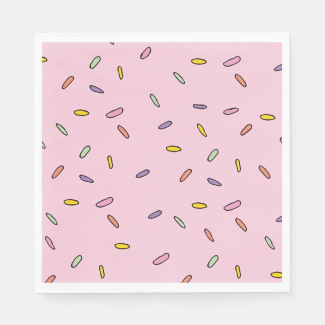 Ice Cream Event Celebration Ice Cream The Social Napkin (Front)