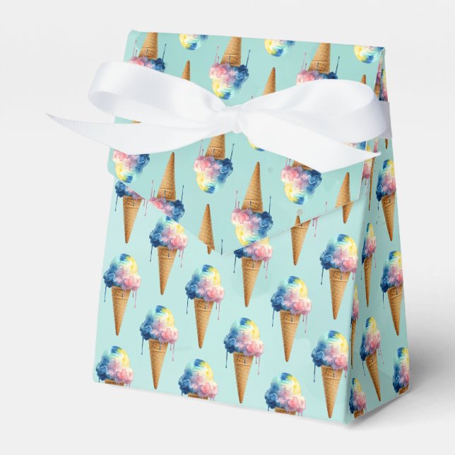 Ice Cream Favour Box (Front Side)
