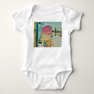 Ice cream flavour baby bodysuit