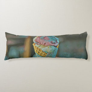 Ice cream flavour body cushion