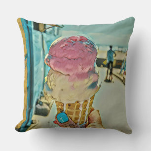 Ice cream flavour cushion