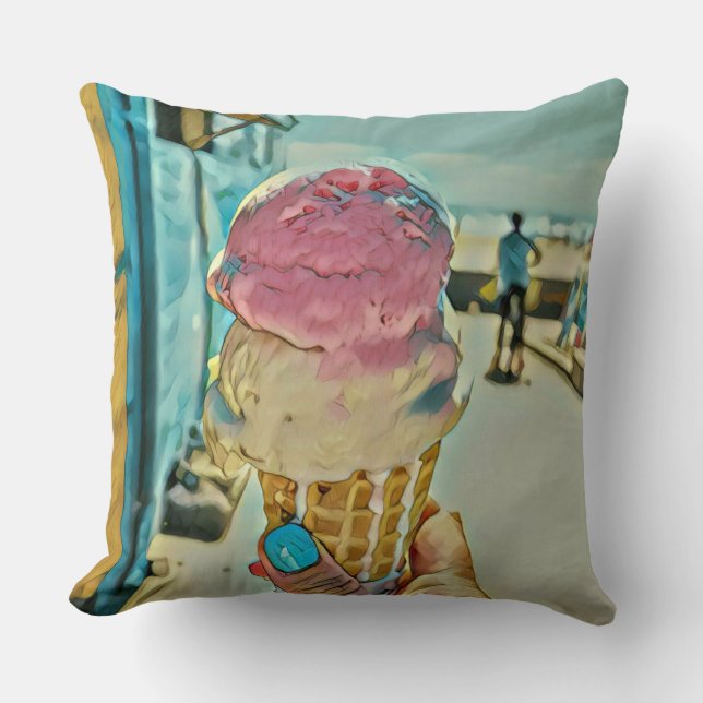 Ice cream flavour cushion (Front)