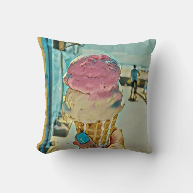 Ice cream flavour cushion (Front)