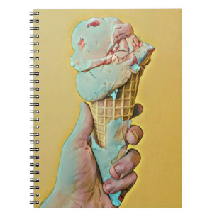 Ice cream flavour notebook