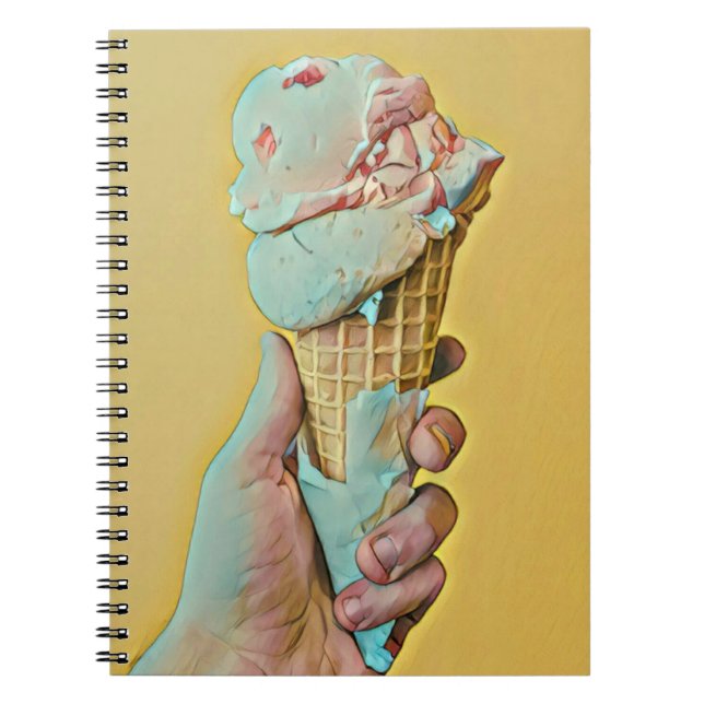 Ice cream flavour notebook (Front)