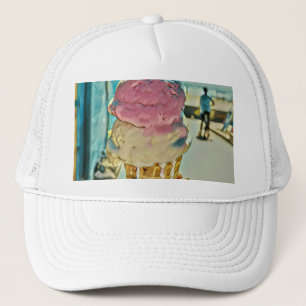 Ice cream flavour trucker hat