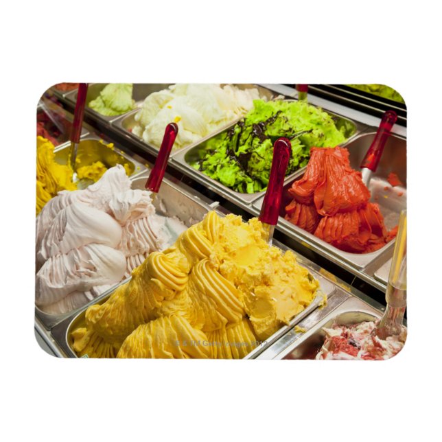 Ice cream flavours, Paris Magnet (Horizontal)