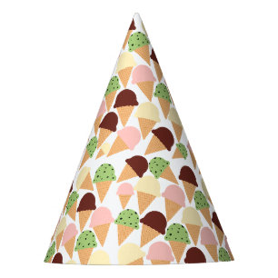 Ice Cream Flavours Party Hat