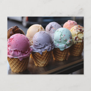 Ice Cream Flight Postcard