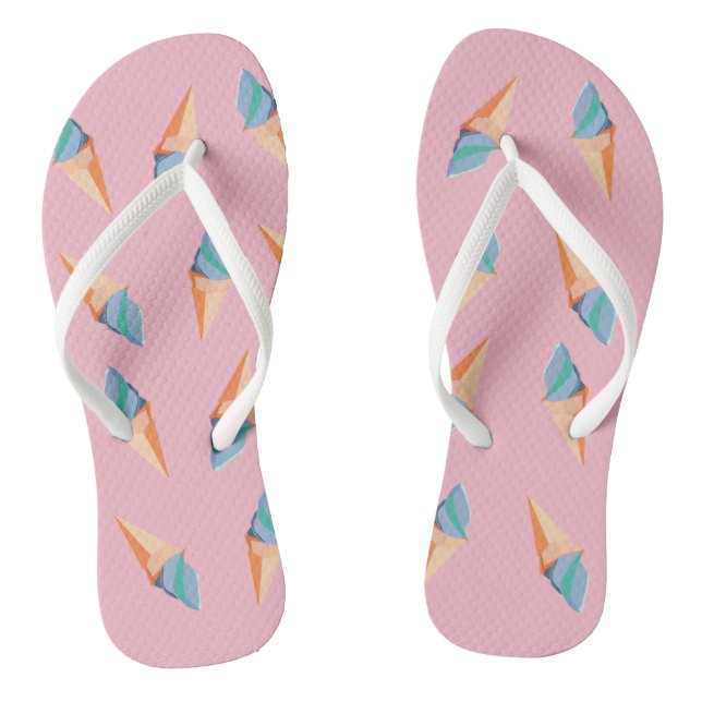 Ice Cream Flip Flops (Footbed)