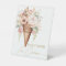 Ice Cream Floral Ice Cream Sign Bridal Shower